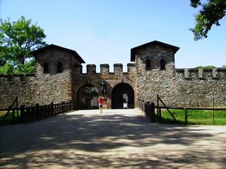Eingang zum Römerkastell Saalburg